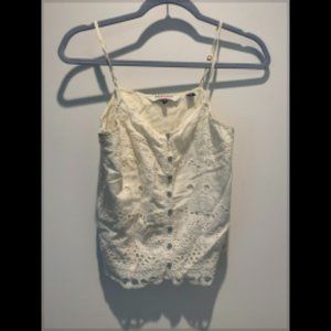 Superdry White Lace Cami / Tank